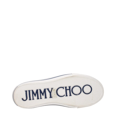 Jimmy Choo Beige Fabric Low Top Sneakers
