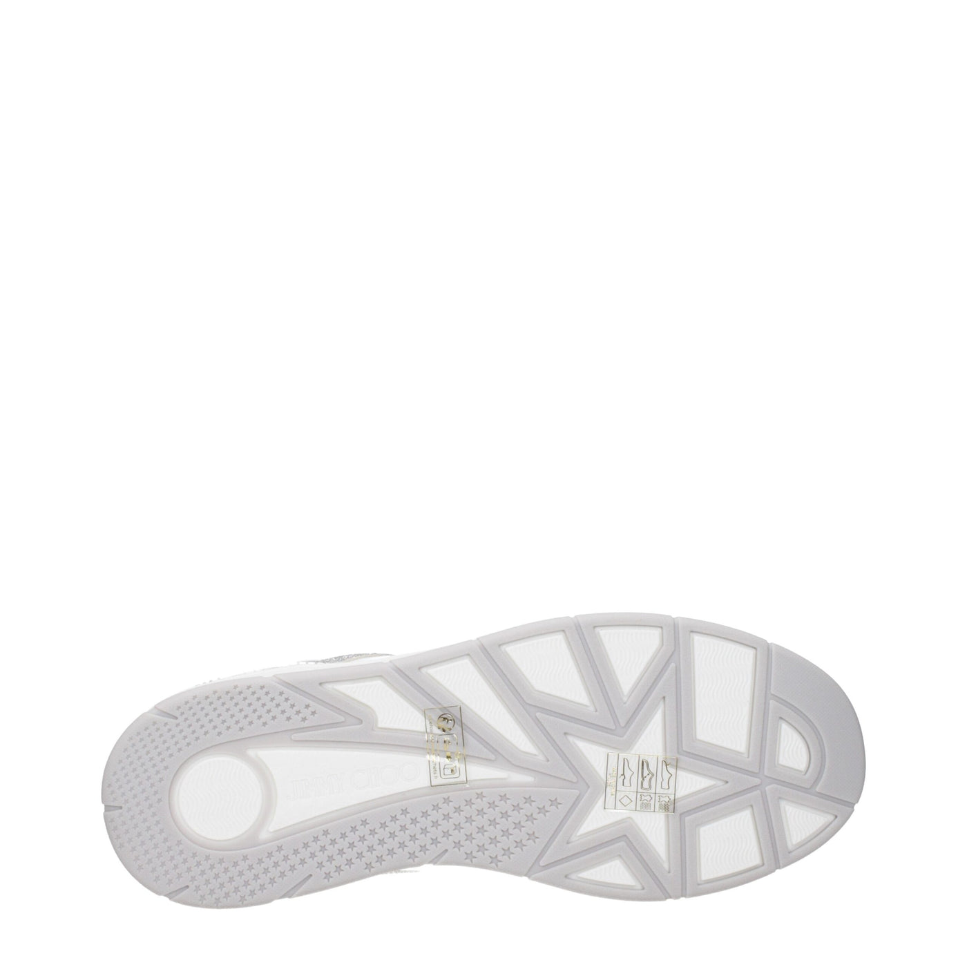 Jimmy Choo White Leather Low Top Sneakers