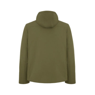 Suns Green Polyester Jackets & Coat
