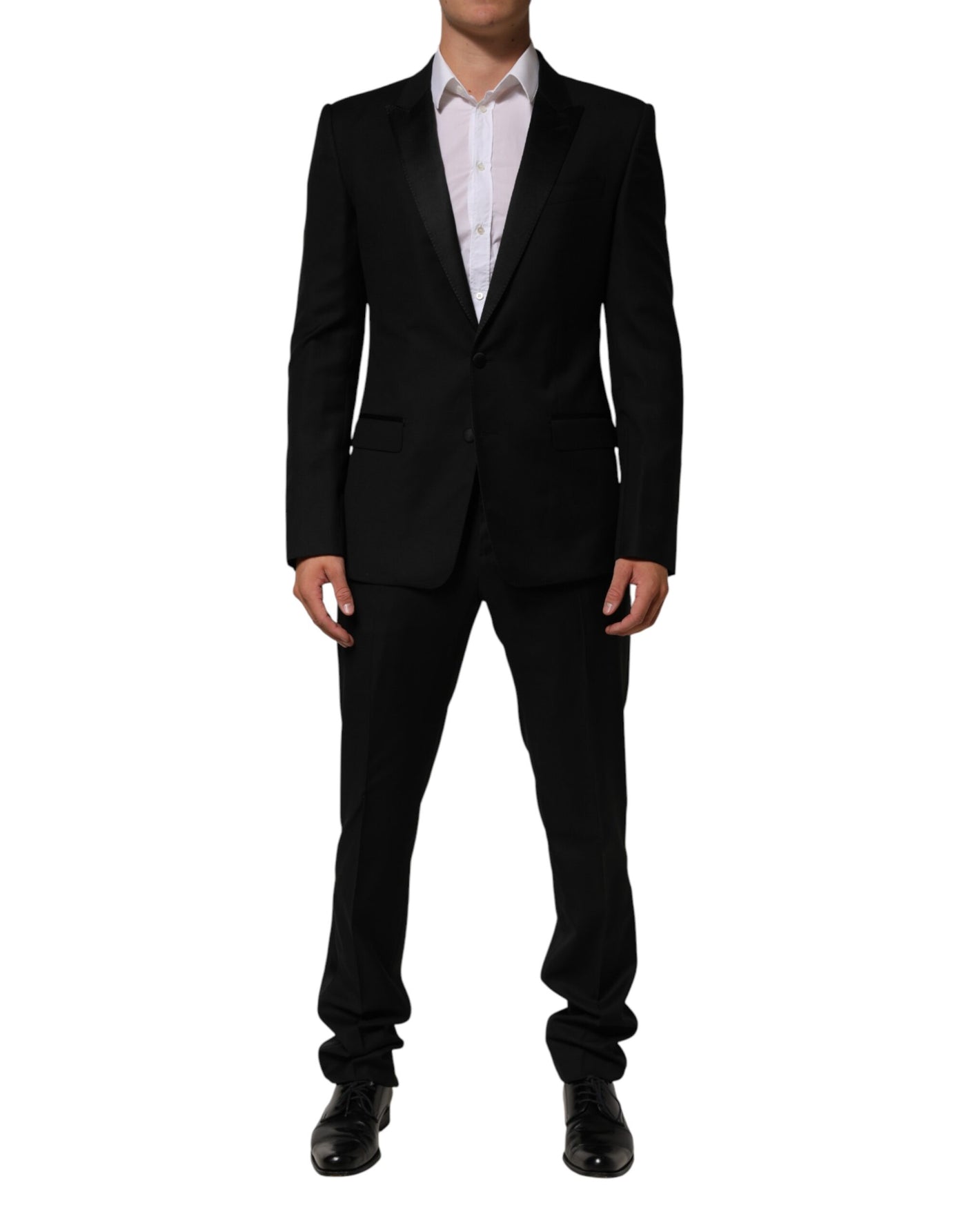 Dolce & Gabbana Black 2 Buttons Jacket Formal 2 Piece Suit