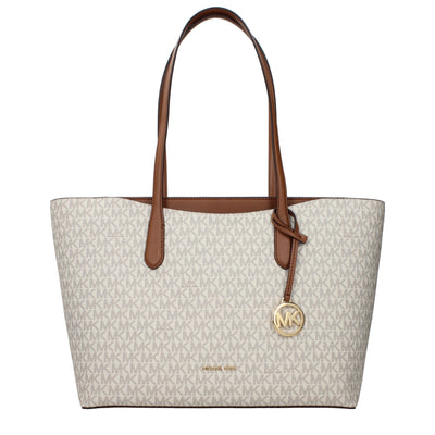 Michael Kors Beige Fabric Shoulder Bag