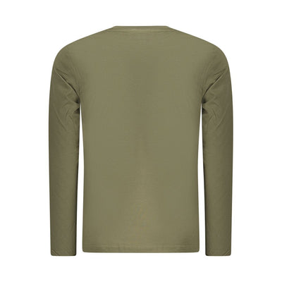 Rifle Green Cotton Men T-Shirt