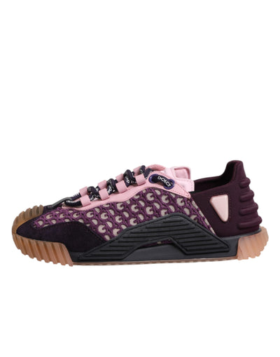 Dolce & Gabbana Multicolor Logo Low Top NS1 Sneakers Shoes