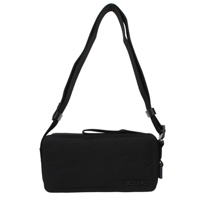 Jacquemus Black Fabric Crossbody Bag