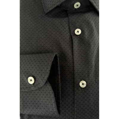 Baldinini Trend Gray Cotton Shirt