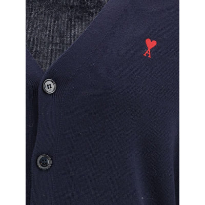 Ami Paris Ami De Coeur Cardigan