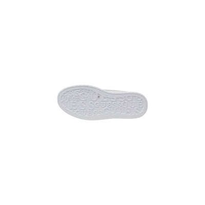 Guess White Polyethylene Platform Pumps