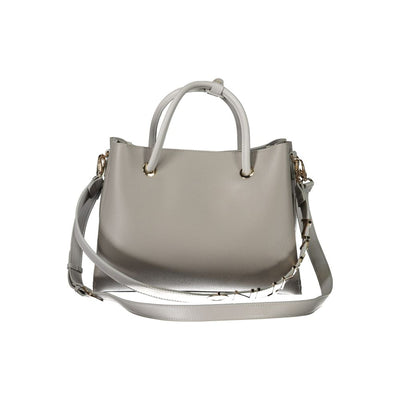 Mario Valentino Gray Polyethylene Handbag