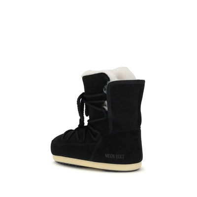 Moon Boot Suede and shearling Ankle Boots