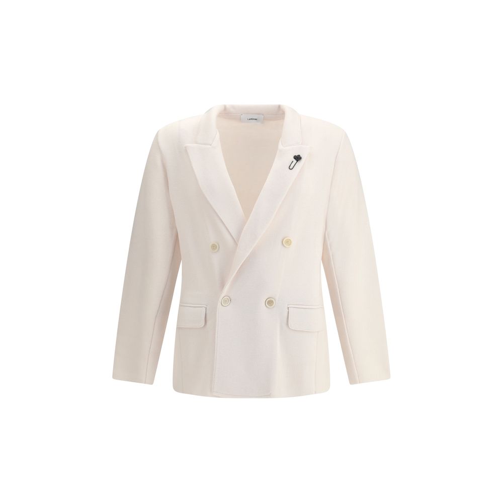 Lardini Double-breasted knit Jacket