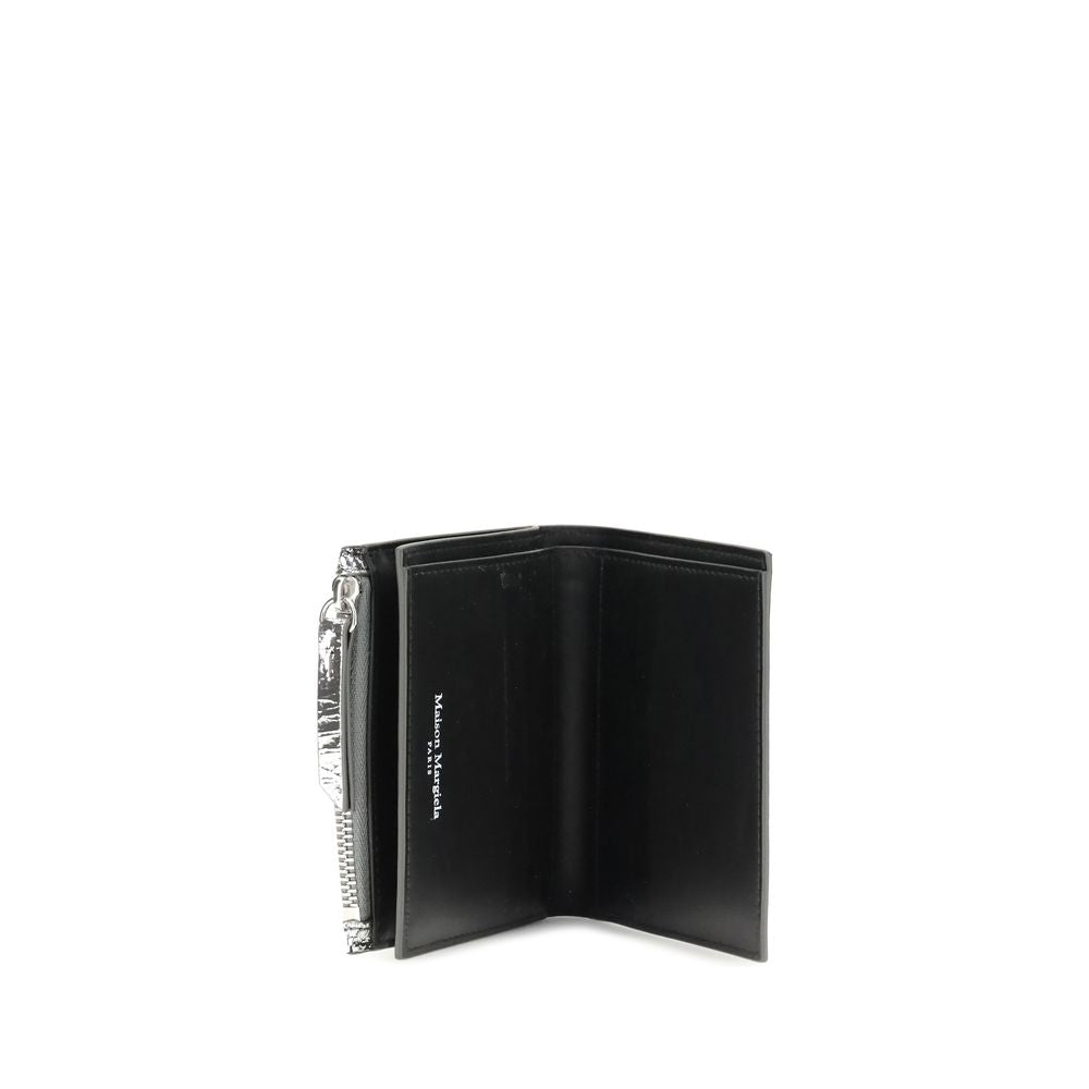 Margiela Metallic leathe Bi-Fold Wallet