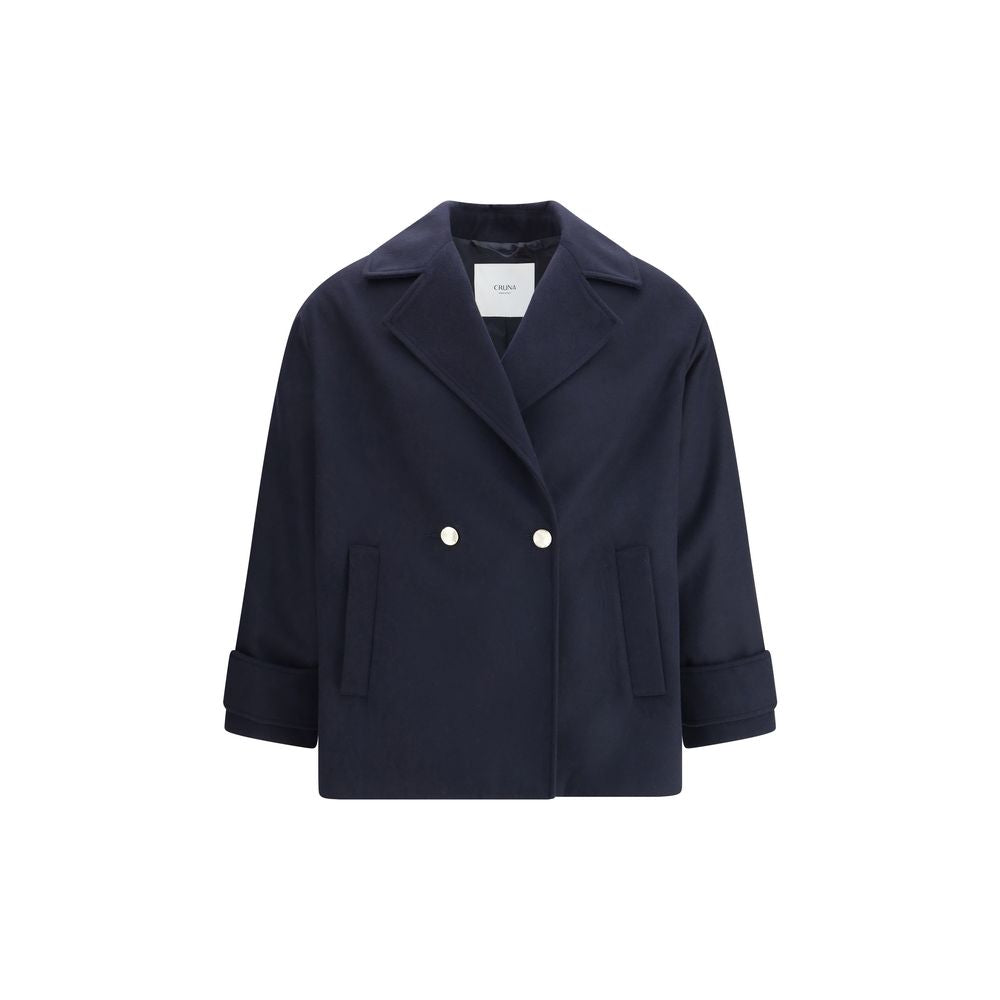 Cruna Midi Coat with button closure