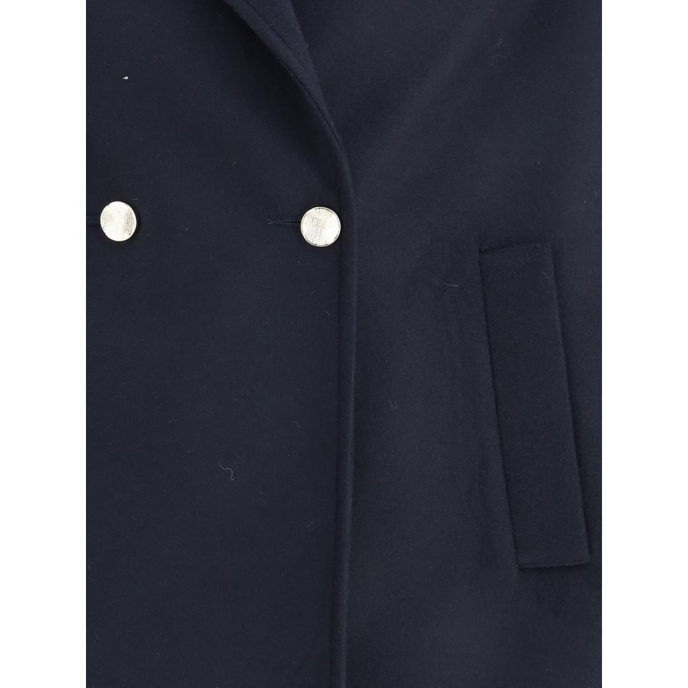 Cruna Midi Coat with button closure