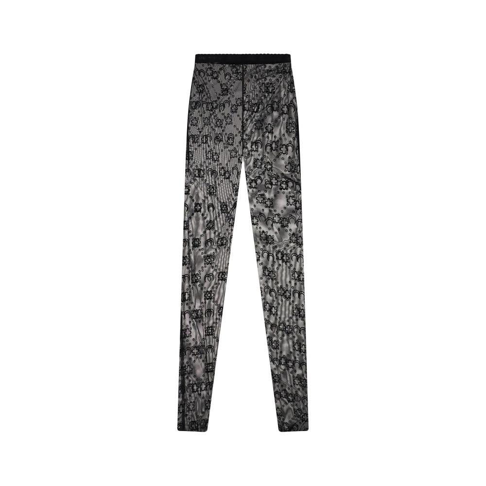 Marine Serre Black Polyamide Socks