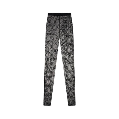 Marine Serre Black Polyamide Socks