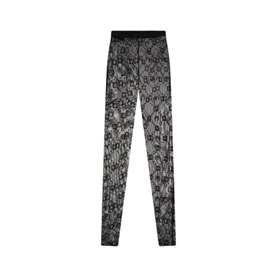 Marine Serre Black Polyamide Socks