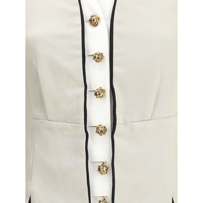 Chloé Silver Silk Coat