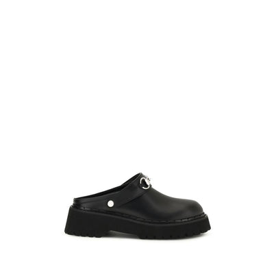 Gucci Black Leather Mules