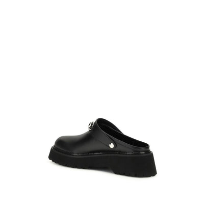 Gucci Black Leather Mules
