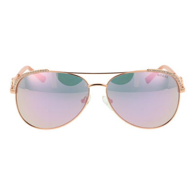 Guess Rose Gold Metal Sunglasses