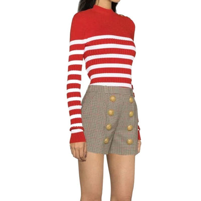 Balmain Beige Polyester Korte en Mini Shorts