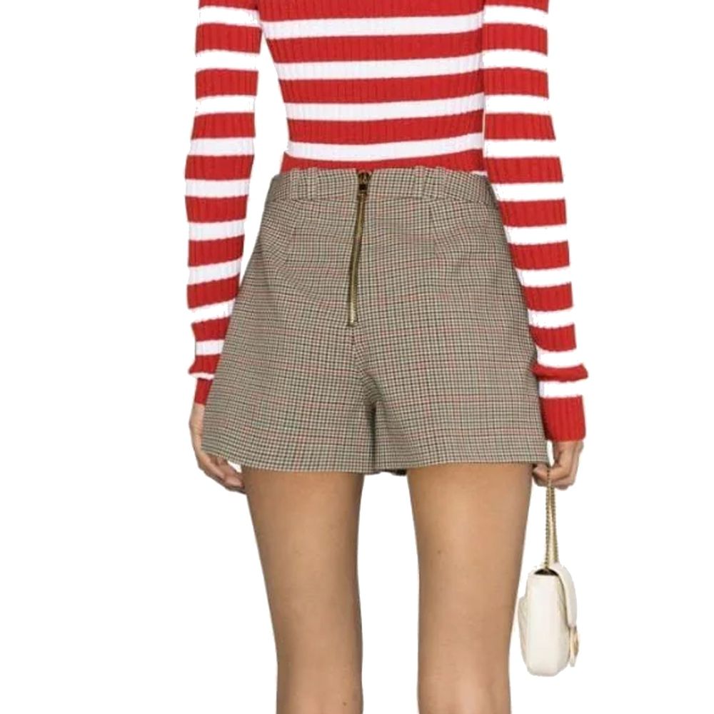 Balmain Beige Polyester Korte en Mini Shorts