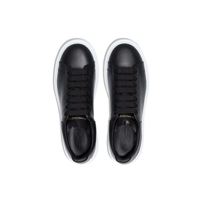 Alexander McQueen Black Calfskin Chunky Sneakers