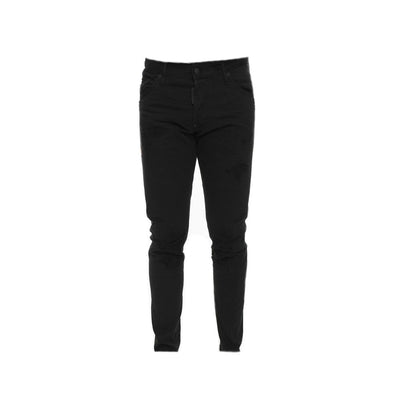 Dsquared² Black Cotton Skinny Jeans