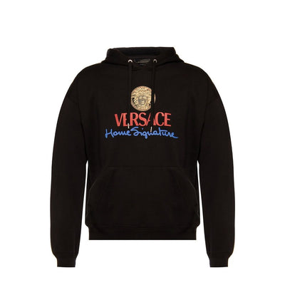 Versace Black Cotton Sweatshirt