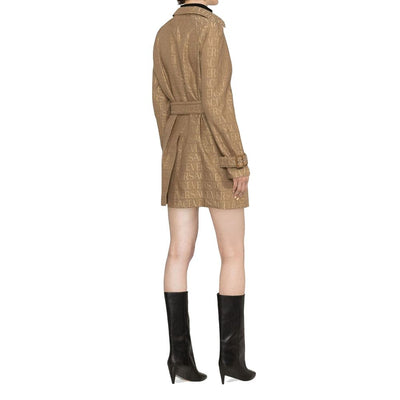 Versace Beige Cotton Coat