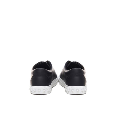 Valentino Garavani Black Calfskin Low Top Sneakers