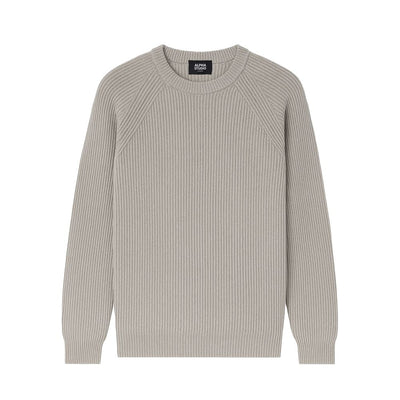 Alpha Studio Gray Cashmere Sweater