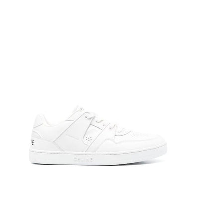 Celine White Calfskin Low Top Sneakers
