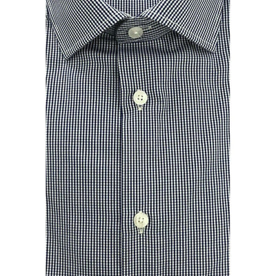 Baldinini Trend Blue Cotton Men's Shirt