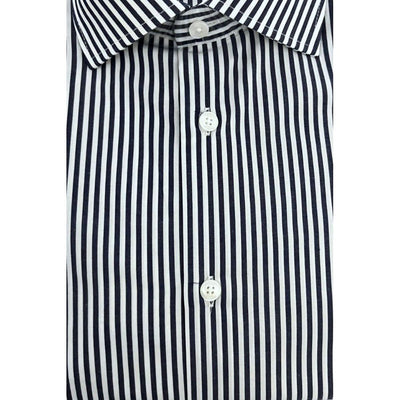 Baldinini Trend Blue Cotton Men Shirt