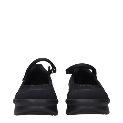 Prada Black Fibres Mules