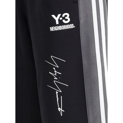 Y-3 Black Cotton Joggers (Workout Pants)