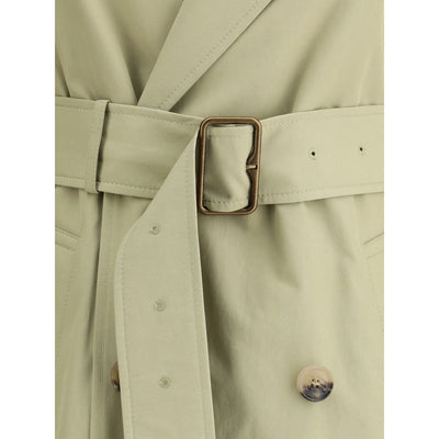 Burberry Beige Cotton Trench Coat
