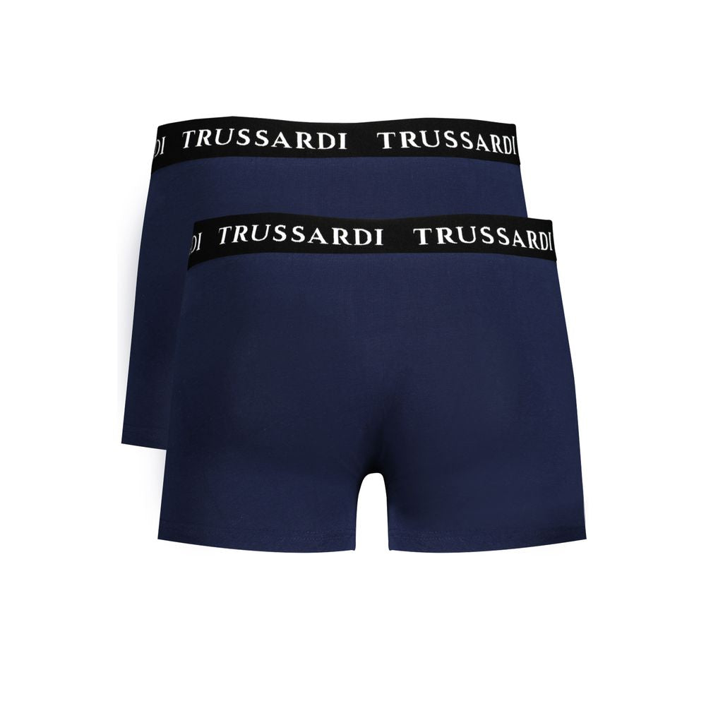 Trussardi Blauw Katoenen Ondergoed