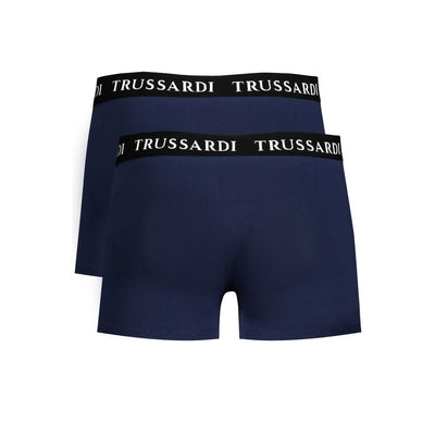Trussardi Blauw Katoenen Ondergoed