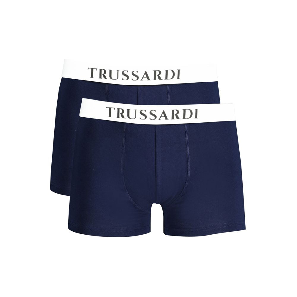 Trussardi Blauw Katoenen Ondergoed