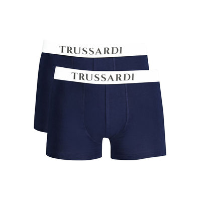 Trussardi Blauw Katoenen Ondergoed