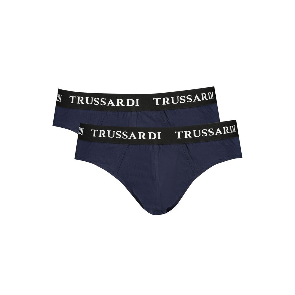 Trussardi Blauw Katoenen Ondergoed