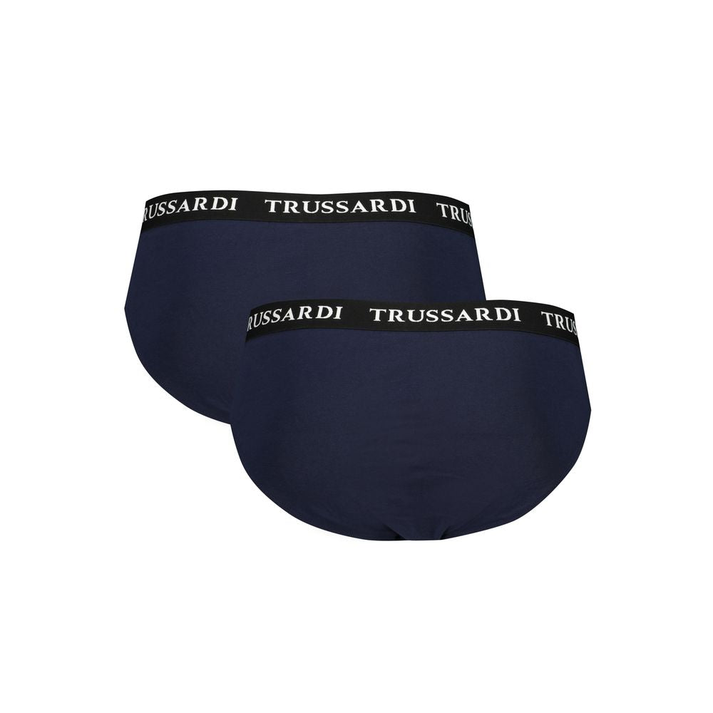 Trussardi Blauw Katoenen Ondergoed
