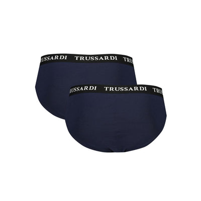 Trussardi Blauw Katoenen Ondergoed