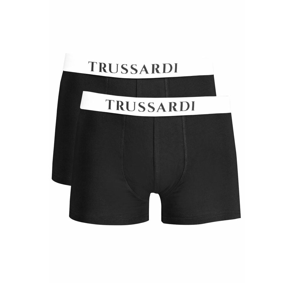 Trussardi Zwart Katoenen Ondergoed
