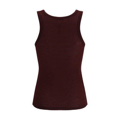 Forte_Forte Brown Fleece Wool Top