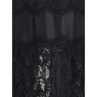 Rabanne Black Polyamide Long Dress