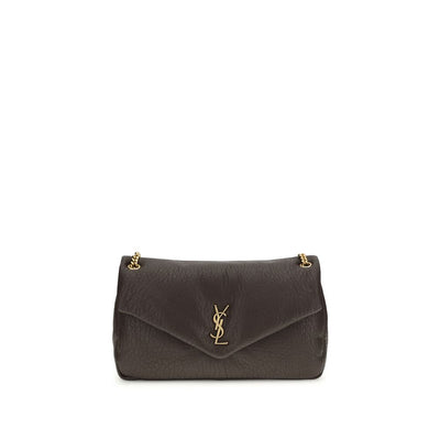 Saint Laurent Gray Lamb Ovis Aries Aries Shoulder Bag