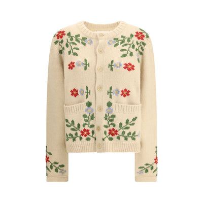 Baziszt Beige Alpaca Vicugna Pacos Cardigan